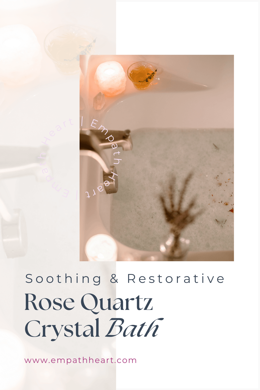 Rose Quartz Crystal Bath